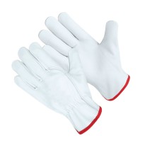 12 Paia - Guanti da lavoro in Pelle Fiore Bovino 2