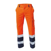 Pantaloni da Lavoro Siggi  Bicolore Alta Visibilità Step One AV