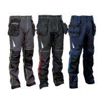 Pantaloni da Lavoro Stretch Elasticizzati Multitasche Cofra Leiria