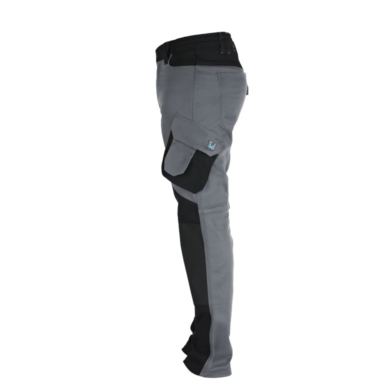 Pantaloni da lavoro Stretch Elasticizzati Multitasche Slim Fit