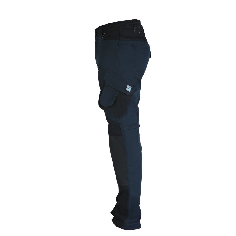 Pantaloni da lavoro Stretch Elasticizzati Multitasche Slim Fit