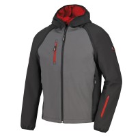 Giacca in softshell impermeabile e traspirante ISSA LINE - 04518N SLY