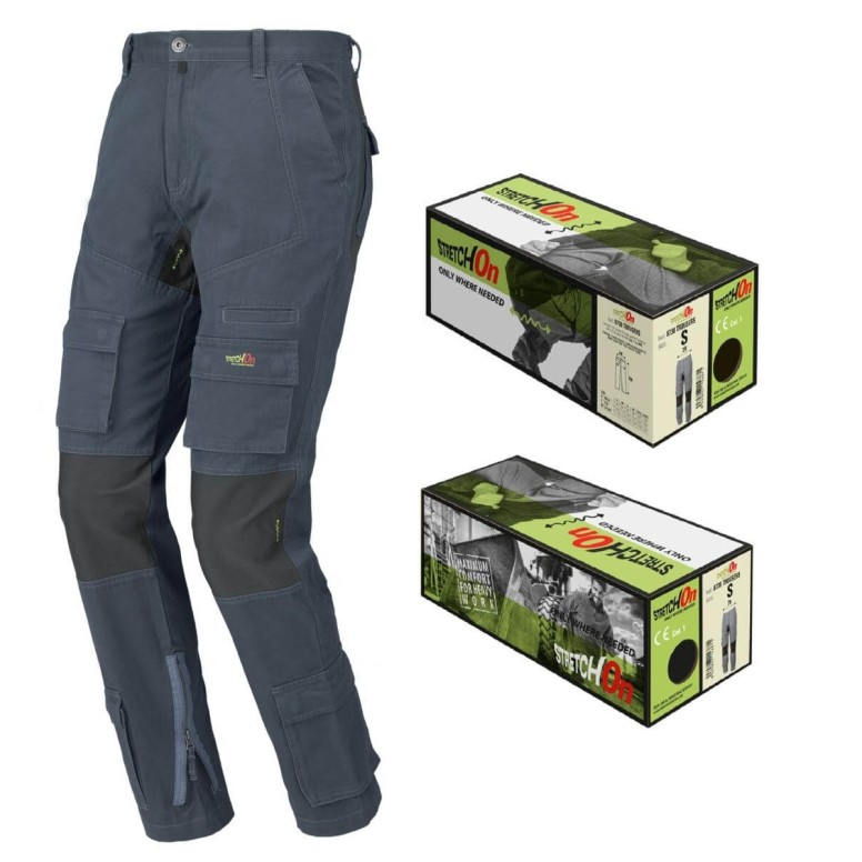 Pantalone da lavoro ISSA LINE Stretch On 8738 BLU