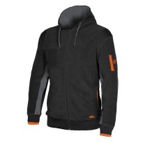 Felpa da lavoro in micropile con cappuccio ISSA LINE - 04807 Ortigara 2